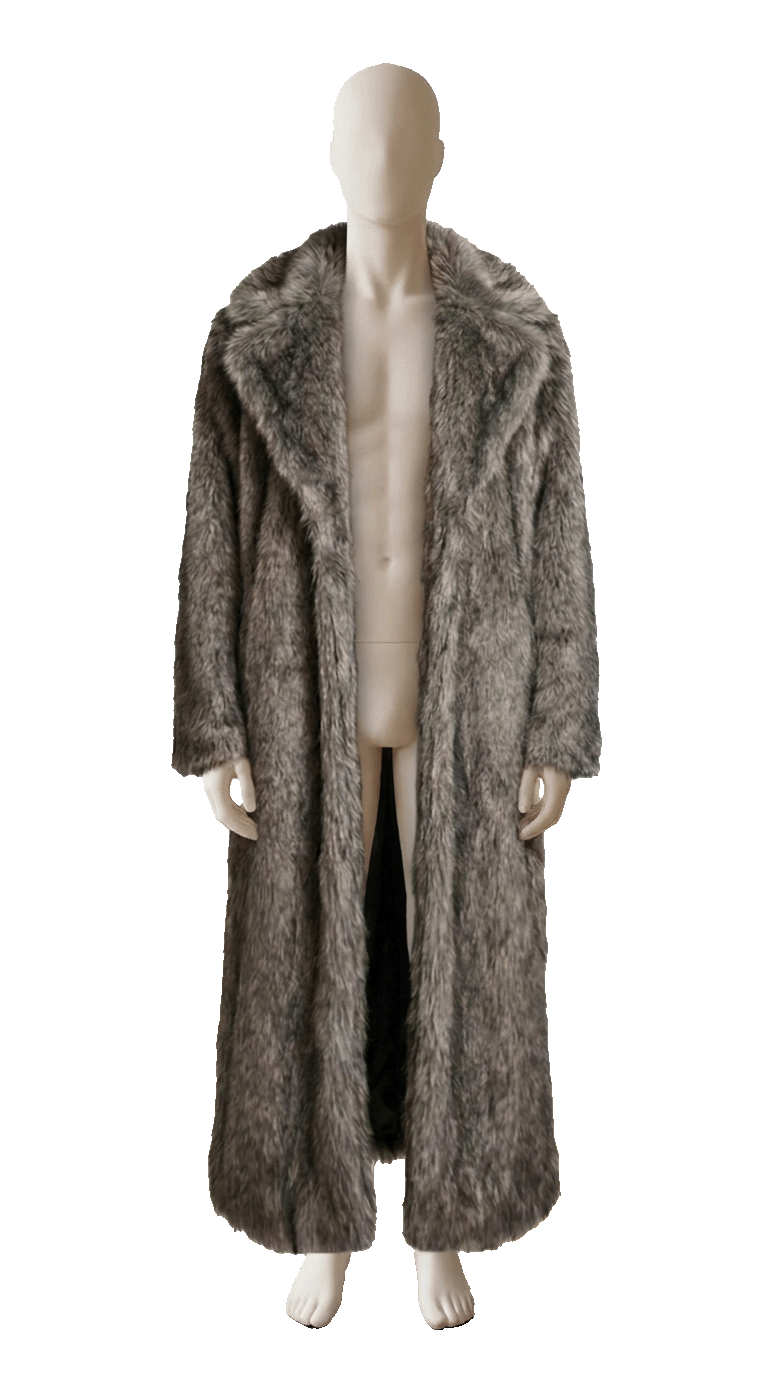 Full length coat falling just above the ankle